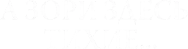А зори здесь тихие...